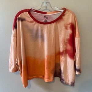Cropped Tie Dye T-shirt